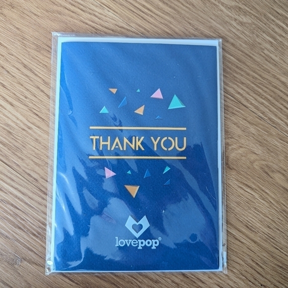 NWT | Lovepop | Thank You Confetti Pop-Up Card - Picture 2 of 3